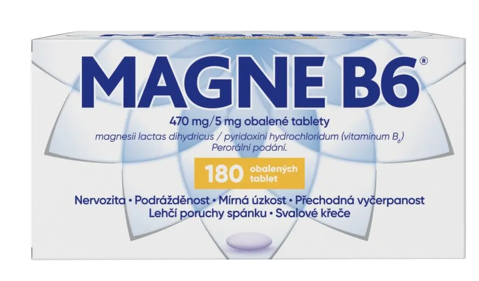 MAGNE B6 470MG/5MG TBL OBD 180