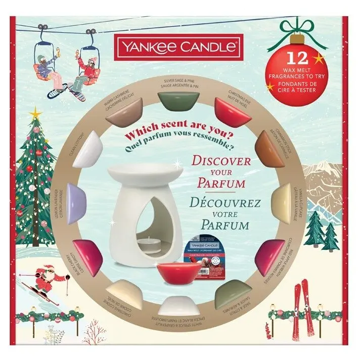 Yankee Candle dárk.sada 12 vosků a aromalampy 2025