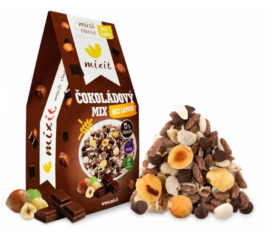 Mixit Müsli classic - Čokoládový mix bez lepku 430 g