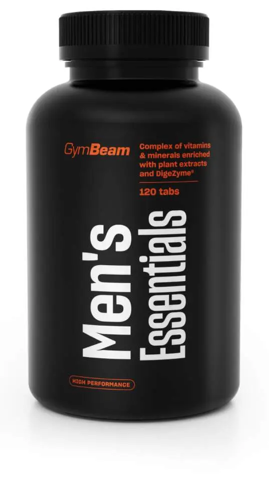GymBeam Men‘s Essentials, doplněk stravy 120 ks