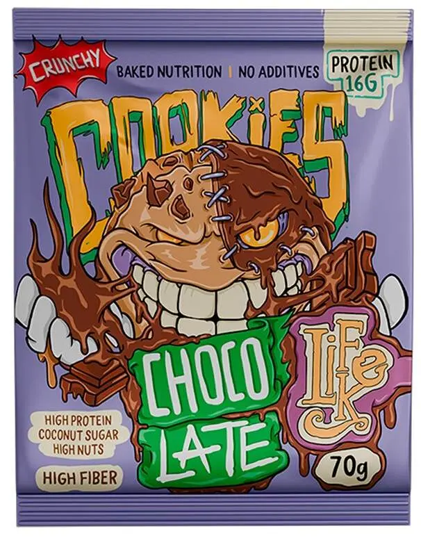 LifeLike Cookies 70 g choco late