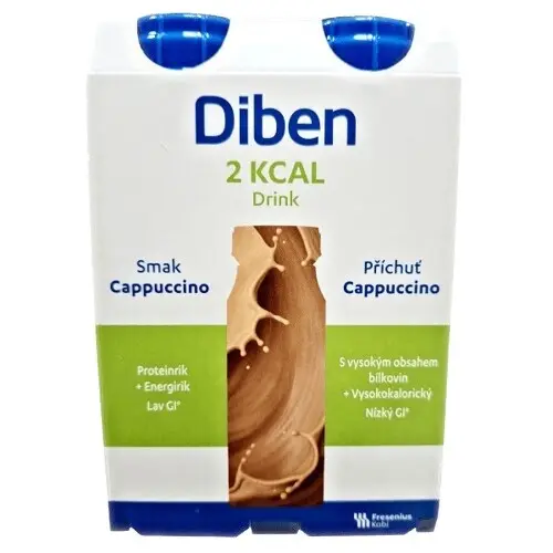 Diben 2 kcal Drink cappuccino por.sol.4x200ml