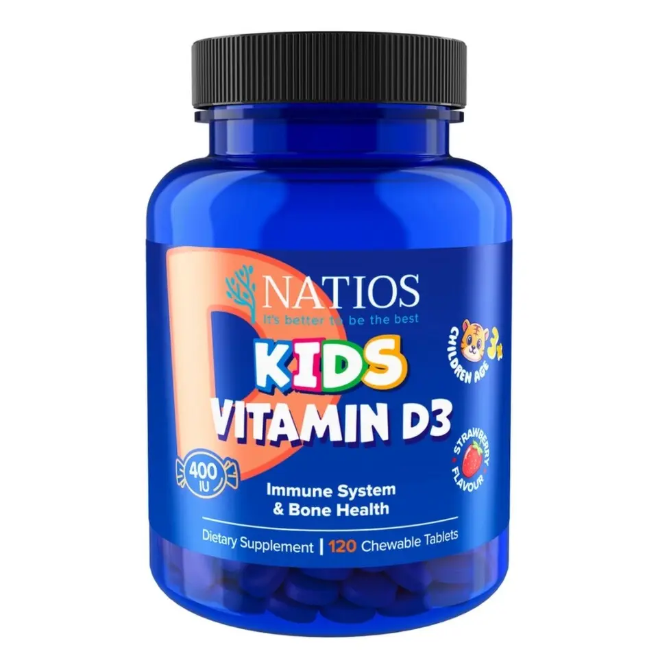 NATIOS Kids Vitamin D3, 400 IU