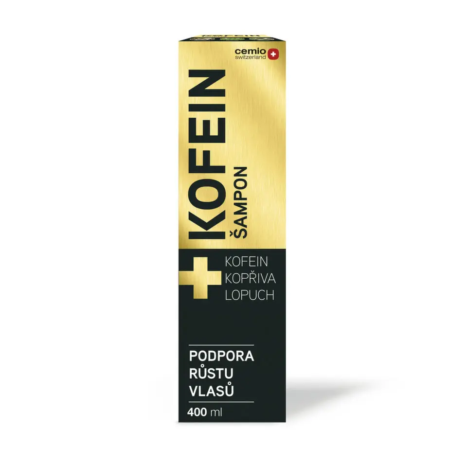 Cemio Kofeinový šampon na podporu růstu vlasů 400 ml