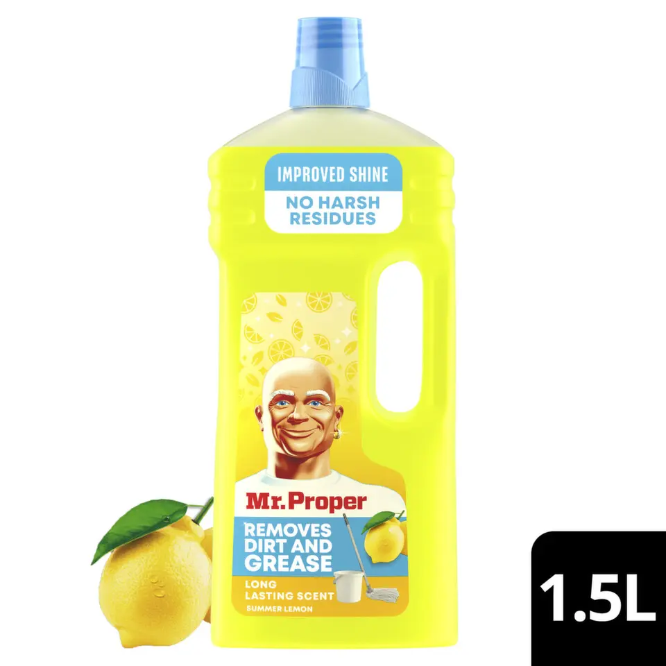 Mr Proper víceúčelový čisticí prostředek na podlahy s vůní Lemon 1,5 l