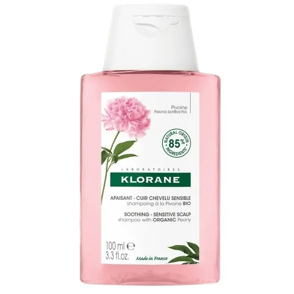 KLORANE Zklidňující šampon s bio pivoňkou 100ml