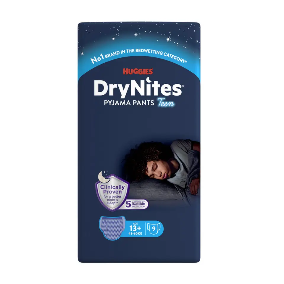 DryNites natah.kalhot.chlapci 13+let/48-60kg/9ks