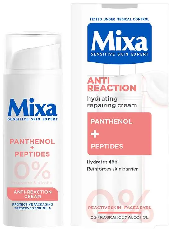 Mixa Hydratační regenerační krém Anti-Reaction Cream 50 ml