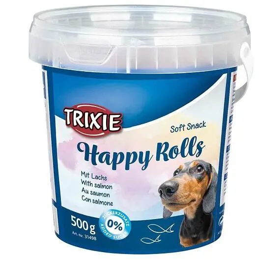 Trixie Soft Snack Happy Rolls Tyčinky S Losos 500g Tr