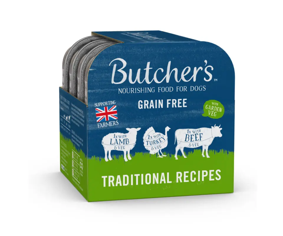 Butcher's Dog Original hovězí/krůt/jehn vanička 4x150g + Množstevní sleva