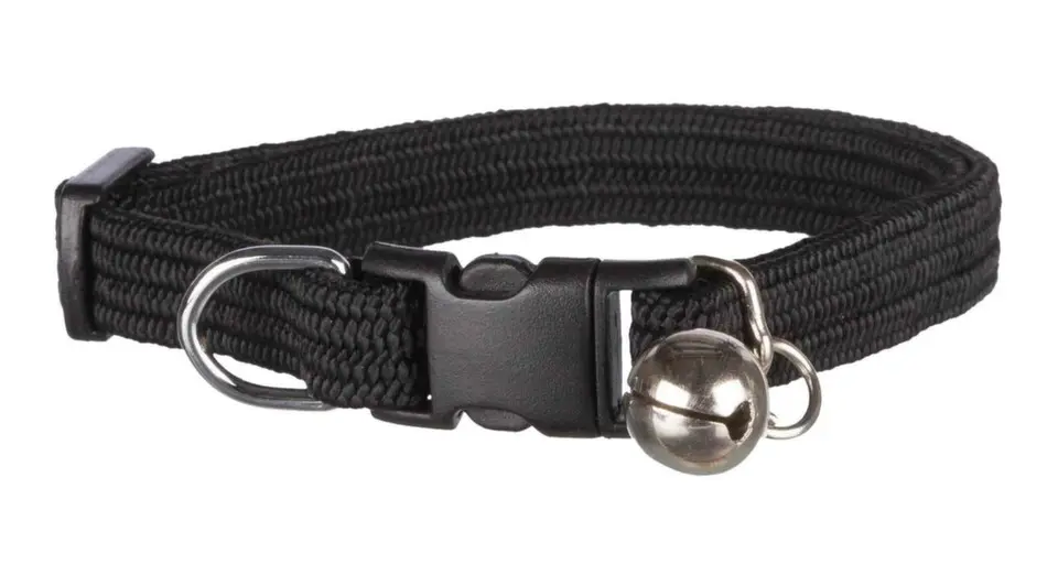 Obojek kočka nylon s rolničkou nastavitelný 32cm mixTR