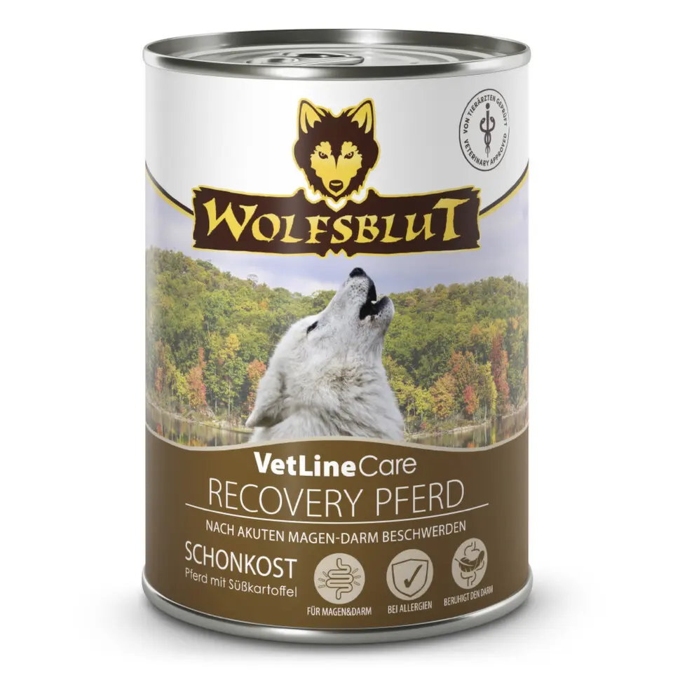 Wolfsblut Dog VetLine Care Recovery Horse konz. 395g + Množstevní sleva