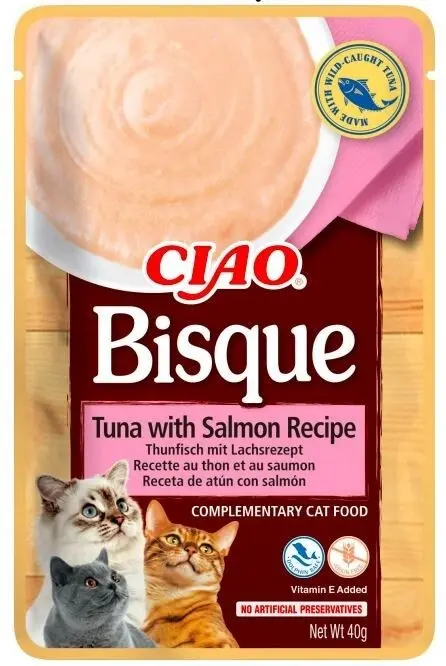Churu Cat Ciao Bisque Tuna With Salmon Recipe 40g