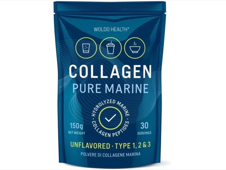 WoldoHealth Hydrolyz.kolagen mořský kolagen 150g