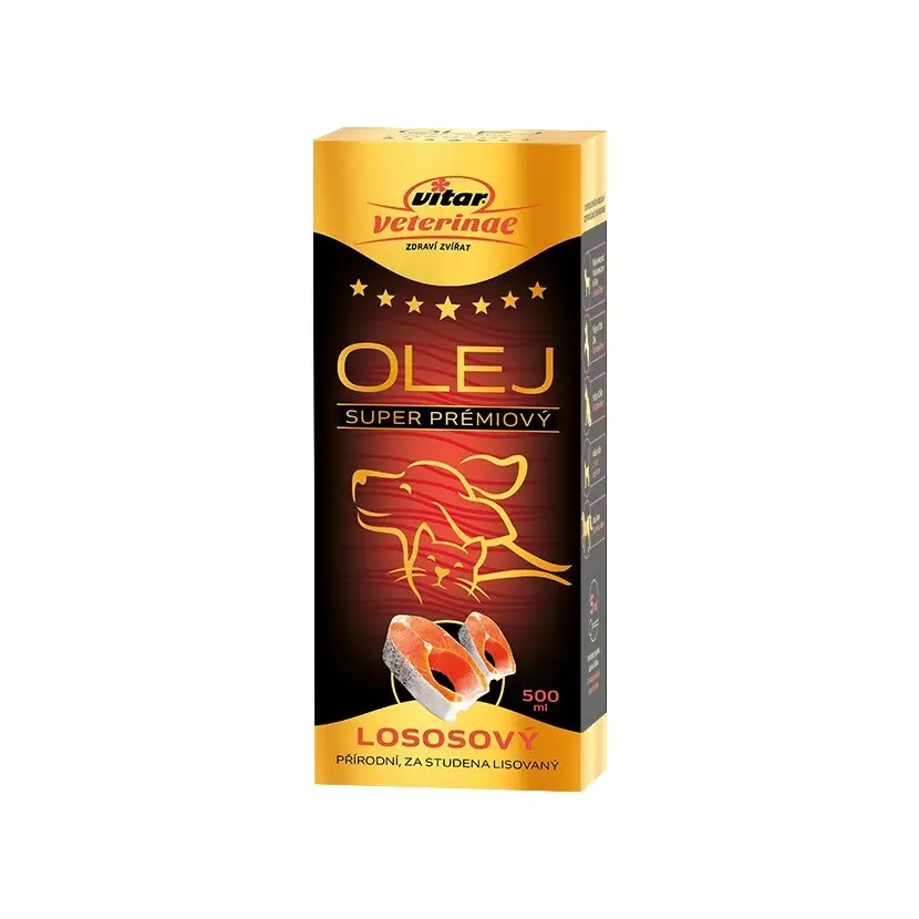 Vitar Veterinae lososový olej 500ml