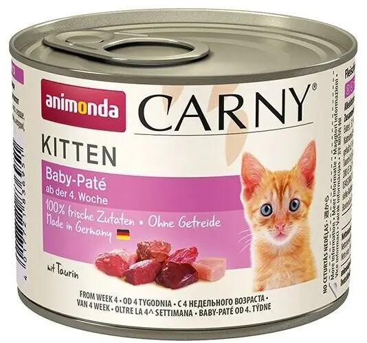 Animonda konzerva kočka CARNY Baby paté hov/kuře 200g