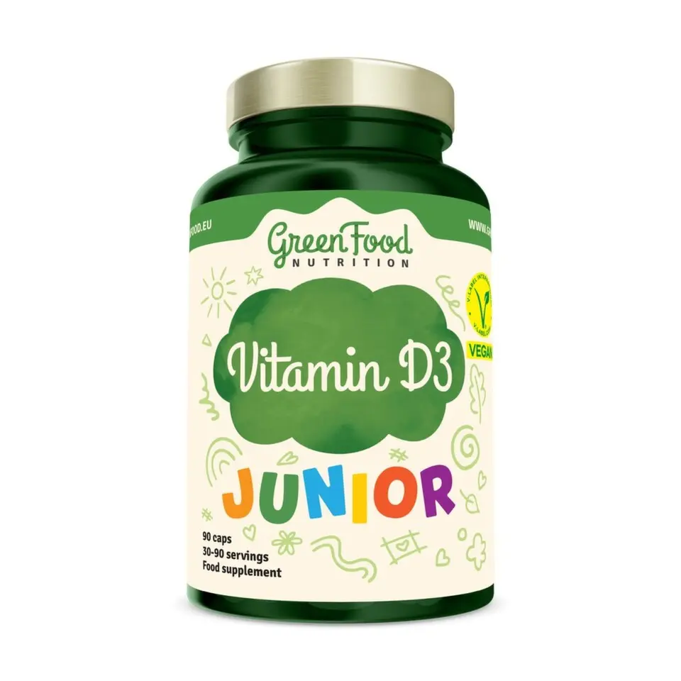 GreenFood Junior Vitamin D3 cps.90