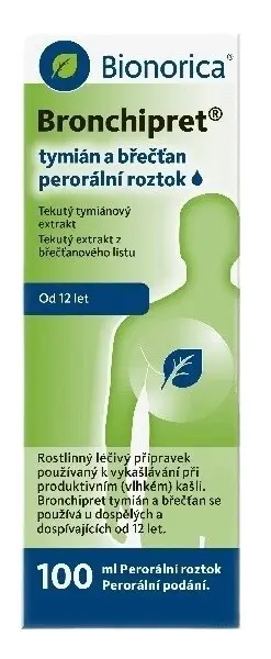 BRONCHIPRET TYMIÁN A BŘEČŤAN POR SOL 1X100ML