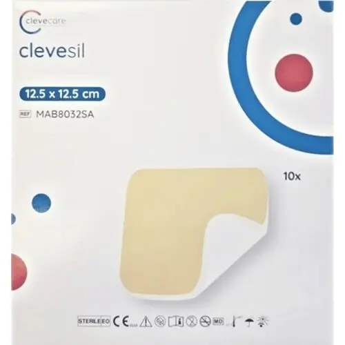 Clevecare Clevesil sil.pěn.krytí 12.5x12.5cm 10ks