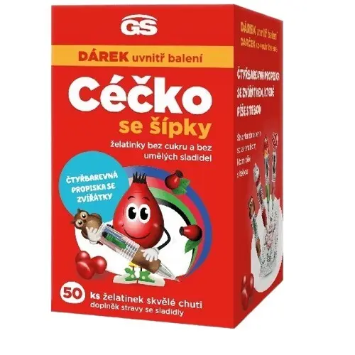 GS Céčko želatinky bez cukru VEGANSKÉ 50ks