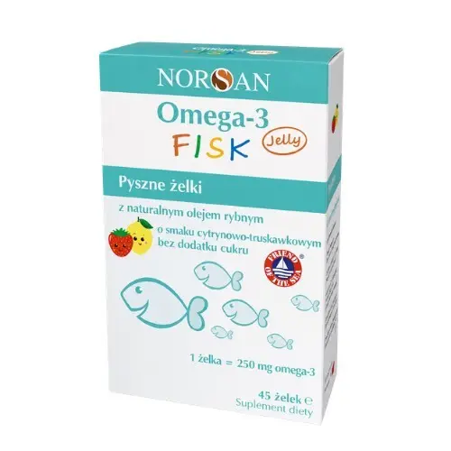 Norsan Omega-3 FISK Žvýkací bonbony 45ks