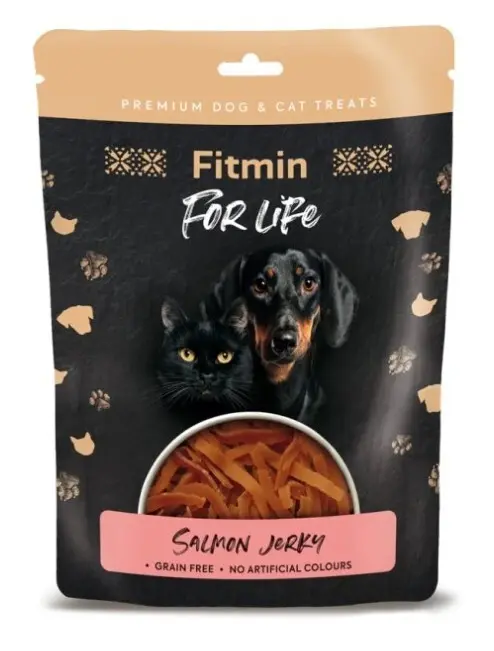 Fitmin FL dog, cat pochoutka Lososové jerky 70 g