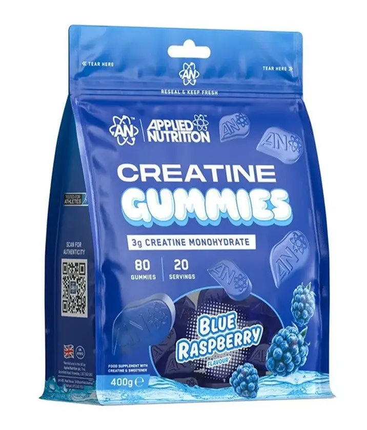 Applied Nutrition Creatine Gummies blue raspberry 400 g