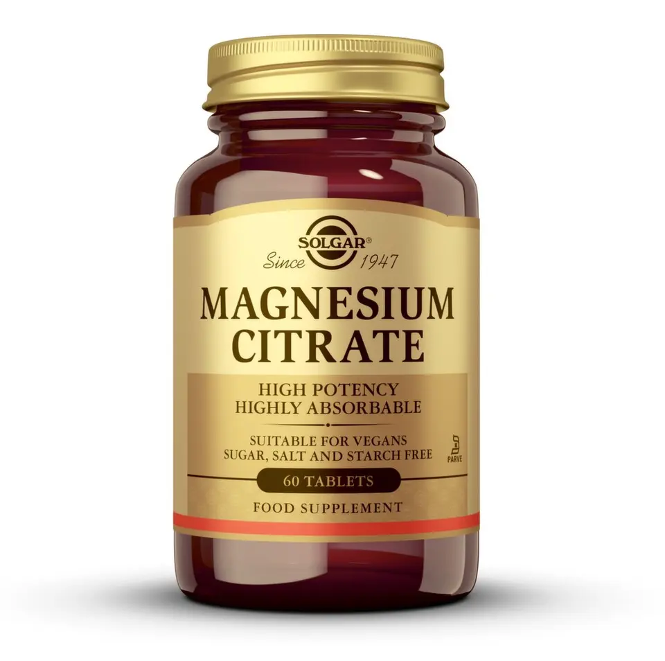 Solgar Magnesium citrát 200 mg 60 tablet