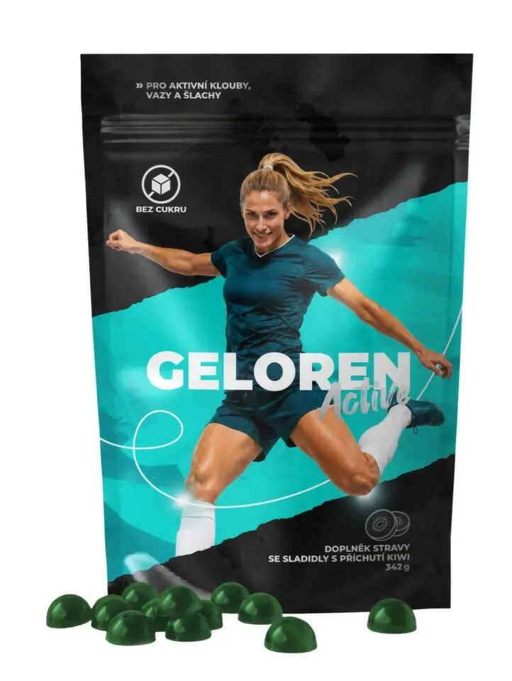 Contipro Geloren Active bez cukru Kiwi 342g, 90 želé