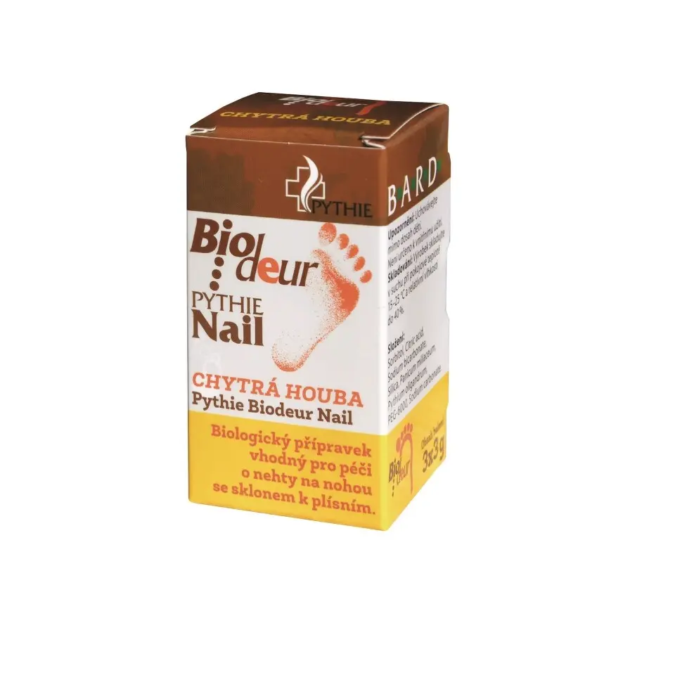 PYTHIE BIODEUR Chytrá houba Nail Šumivé tablety 3 x 3 g