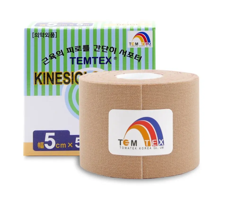 TEMTEX Kinesiology tape béžová 5cmx5m