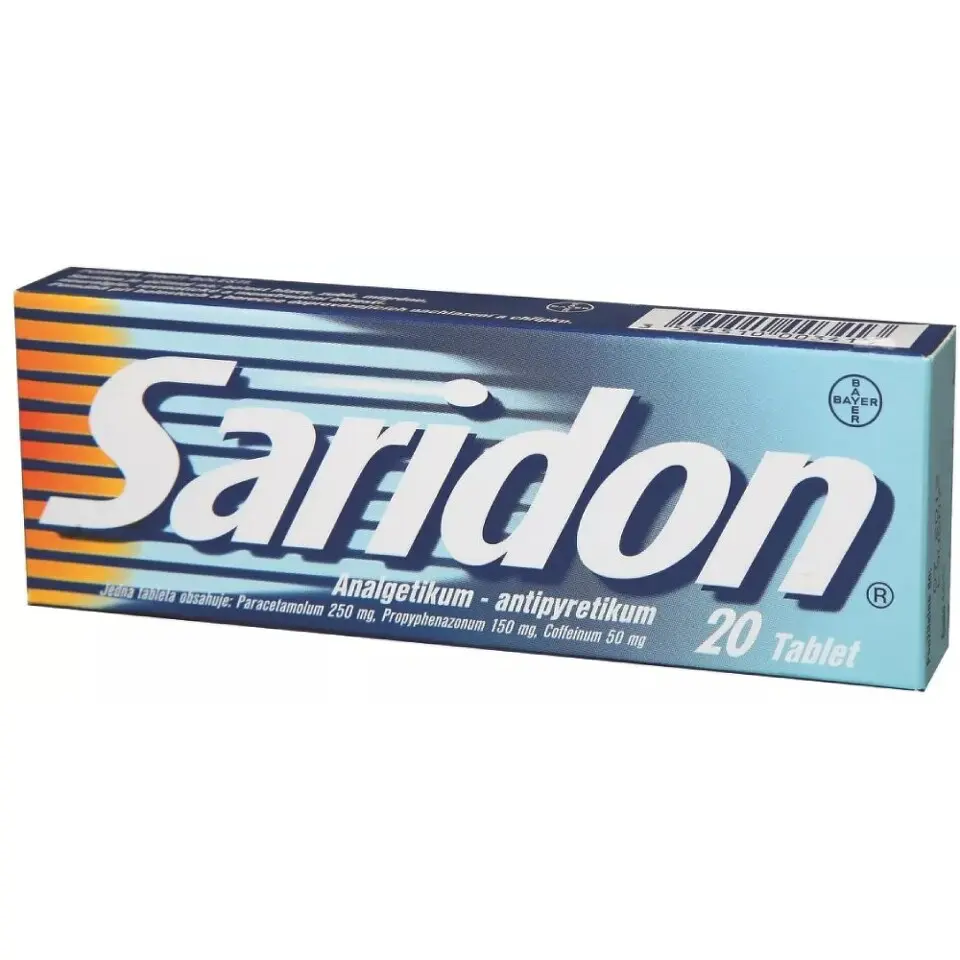 SARIDON 250MG/150MG/50MG TBL NOB 20