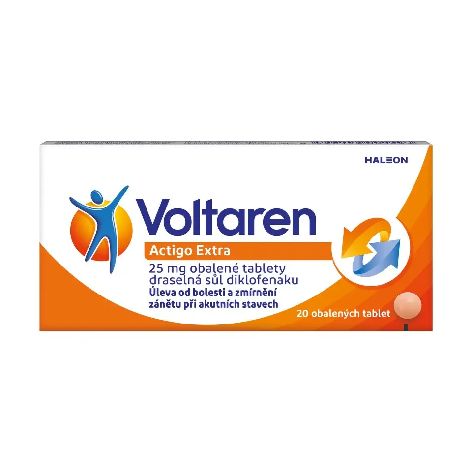 Voltaren Actigo Extra 25 mg tbl.obd. 20 CZ