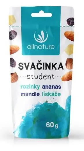 Allnature Směs svačinka Student 60 g
