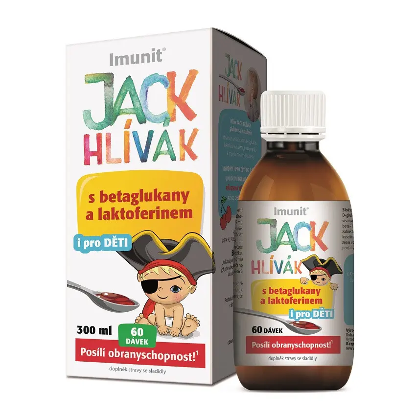 Simply You Imunit Jack Hlívák s betaglukany a laktoferinem 300 ml