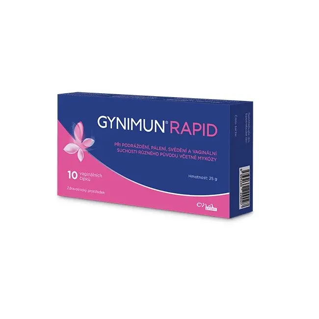 GYNIMUN Rapid 10 vaginálních čípků