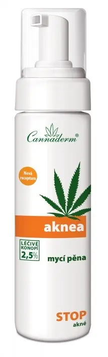 Cannaderm Aknea mycí pěna 180ml