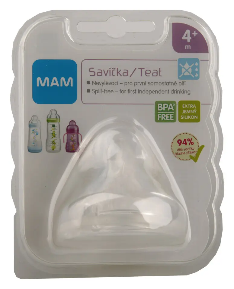 MAM Savička na lahev nevylévací 4m+