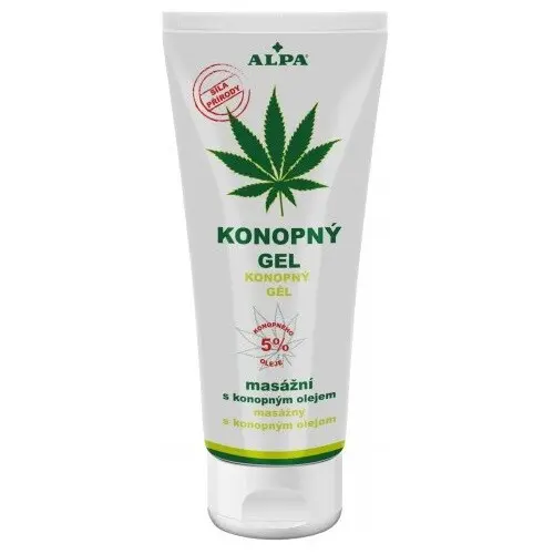 Alpa Konopný gel masážní, 100 ml