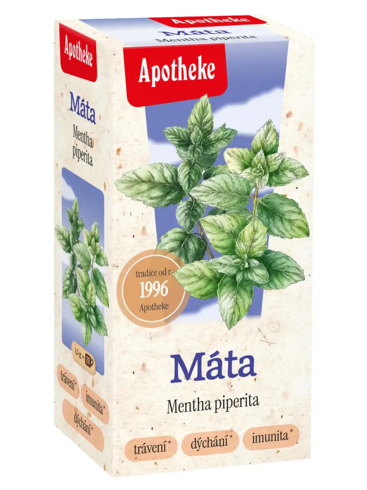 Apotheke Máta peprná čaj 20x1.5g