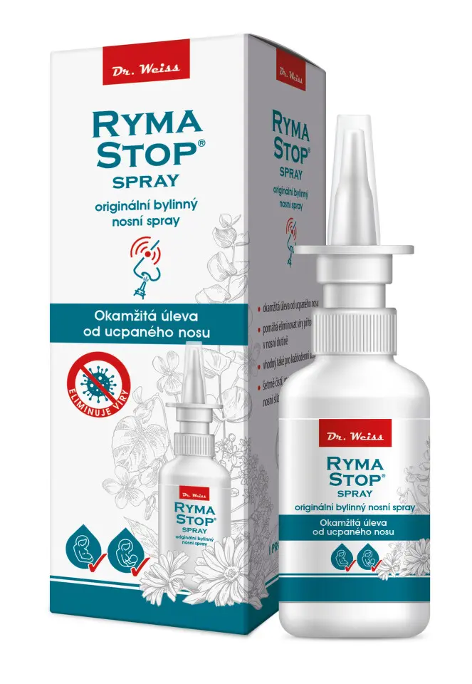 Rymastop Dr. Weiss - bylinný nosní spray 30ml