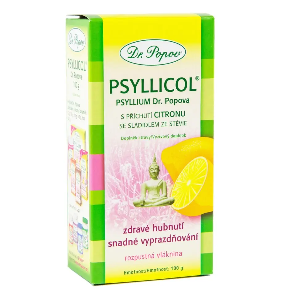 Dr.Popov Psyllicol příchuť citron 100g