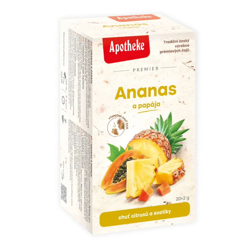 Apotheke ovocný čaj Ananas a papája