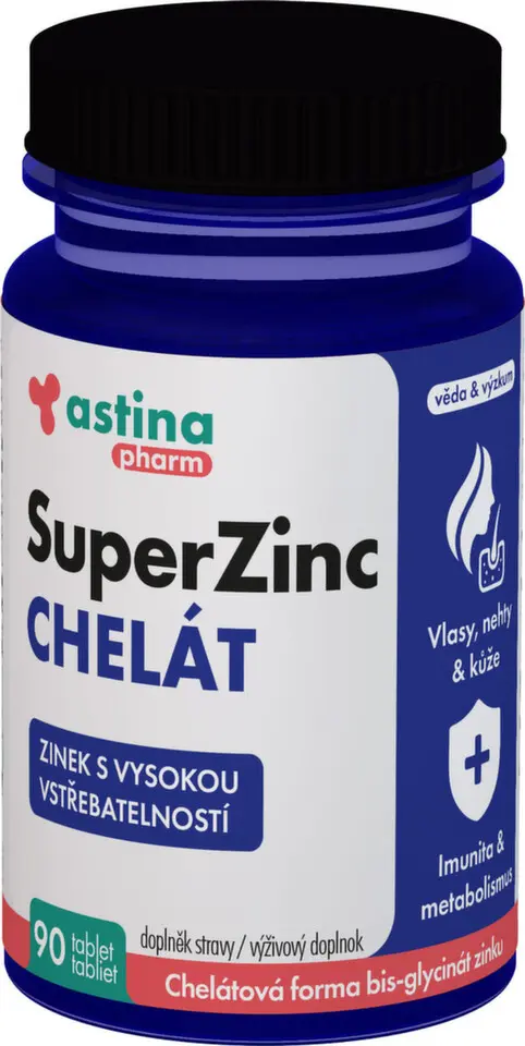 Astina Superzinc Chelát Tbl. 90