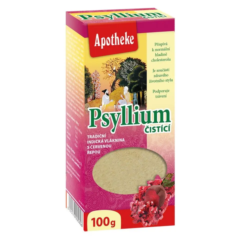 Apotheke Psyllium čisticí s červenou řepou 100g