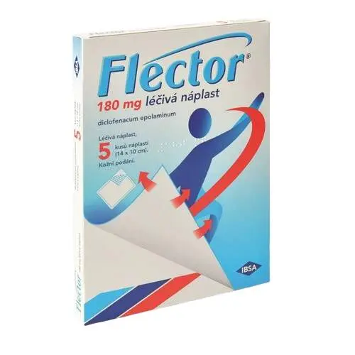 FLECTOR 180mg Léčivá náplast 5 kusů