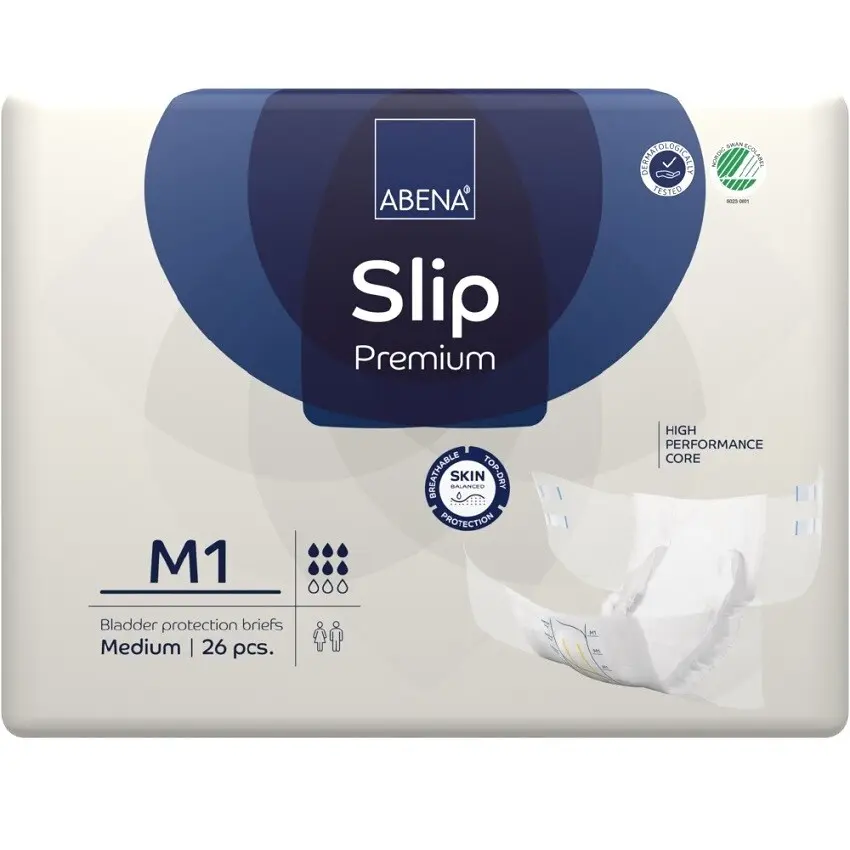 Abena Slip Premium M1 kalhotky absorpční, prodyšné, boky 70-110CM, 2000ML, 26KS