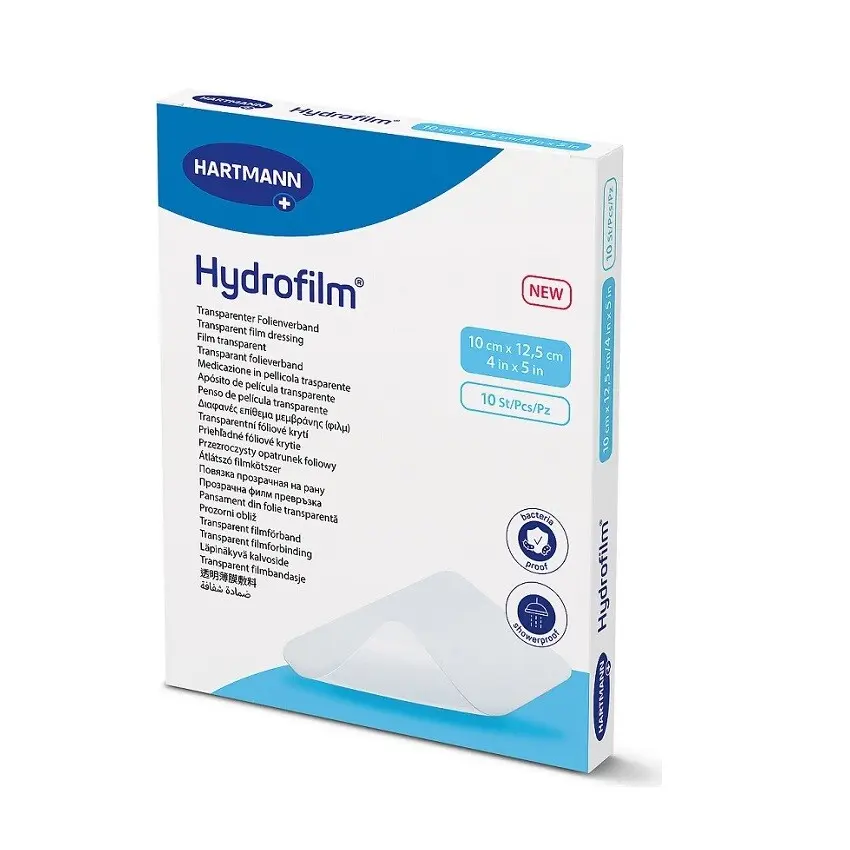 Hydrofilm náplast fixační 10 x 12 .5 cm 10 ks