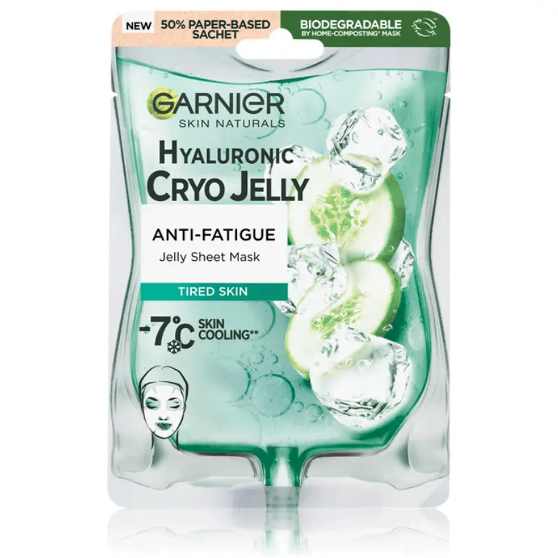 Garnier Textilní pleťová maska Cryo Jelly 27 g