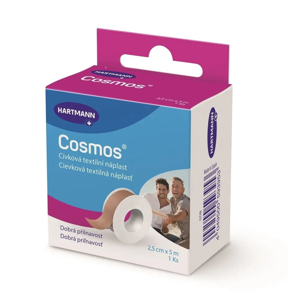 Cosmos Cívková pevná náplast 2.5cmx5m 1ks